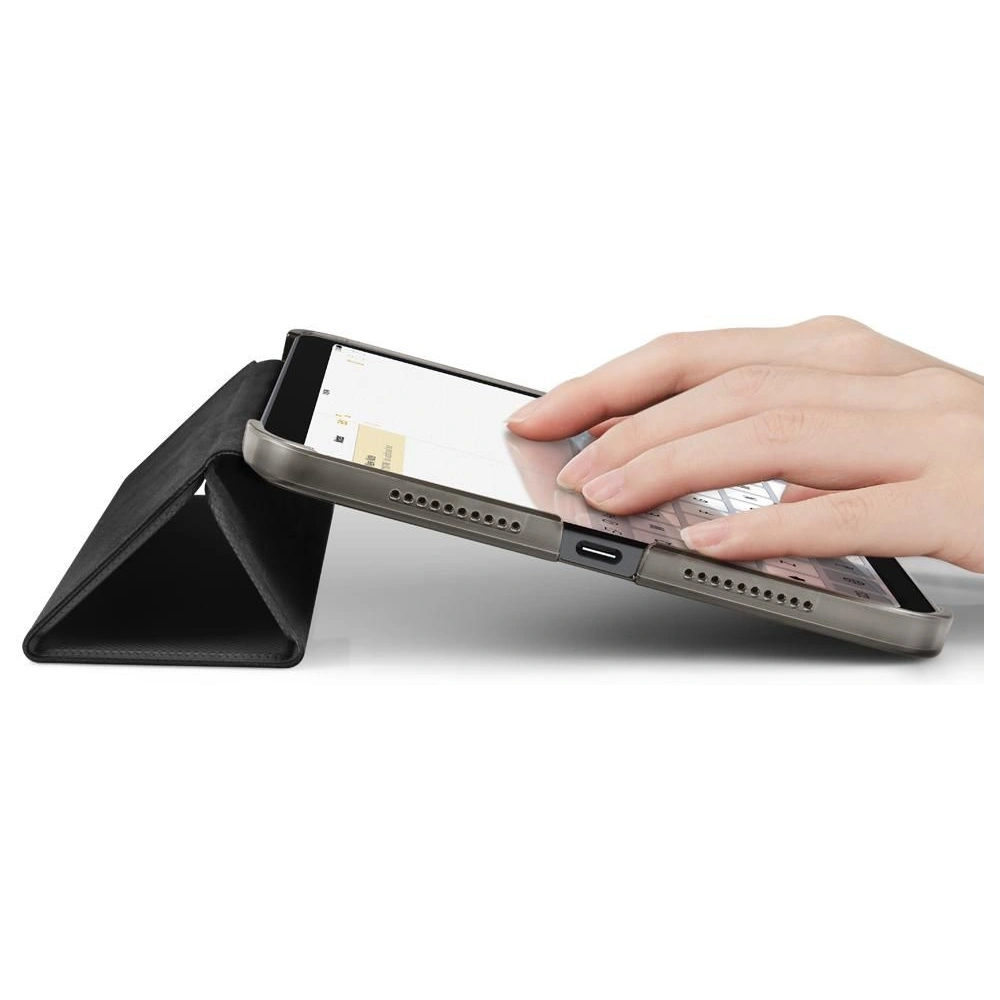 Hurtownia GSM - Etui Spigen Liquid Air Folio Apple iPad mini 2021 (6. generacji) / iPad mini 8.3" 2024 (7. generacji) Black - SPN1927BLK - {ean13} - Hurt