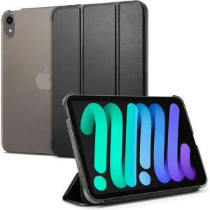 Hurtownia GSM - Etui Spigen Smart Fold Apple iPad mini 2021 (6. generációs) / iPad mini 8.3" 2024 7gen Fekete - SPN1928BLK - {ean13} - Hurt