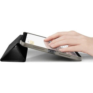 Hurtownia GSM - Etui Spigen Smart Fold Apple iPad mini 2021 (6. generációs) / iPad mini 8.3" 2024 7gen Fekete - SPN1928BLK - {ean13} - Hurt
