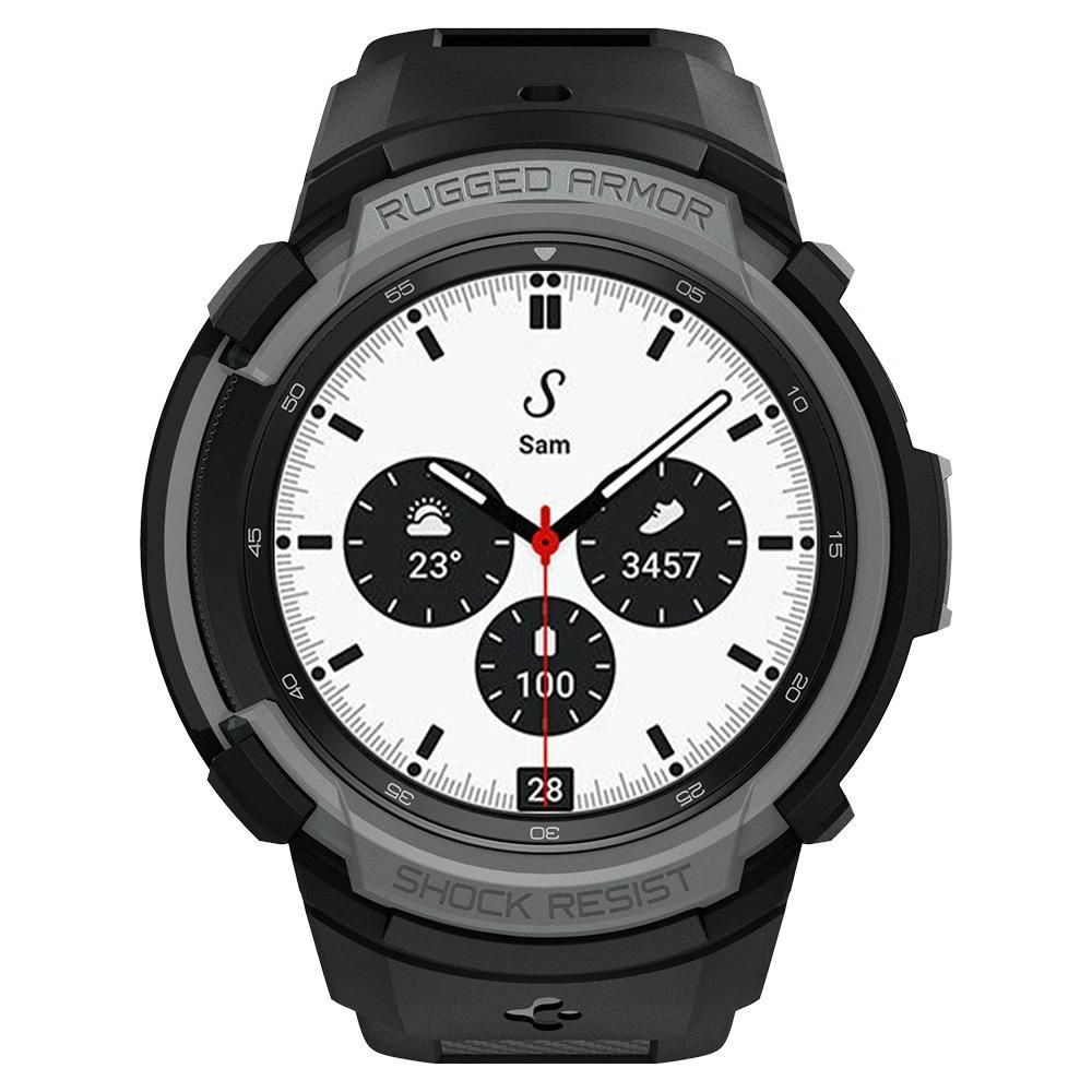 Hurtownia GSM - Pasek Spigen Rugged Armor Pro Samsung Galaxy Watch 4 Classic 42mm Charcoal Grey - SPN1930GRY - {ean13} - Hurt