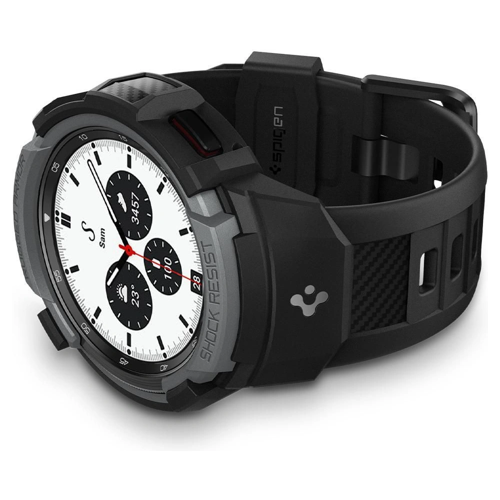 Hurtownia GSM - Pasek Spigen Rugged Armor Pro Samsung Galaxy Watch 4 Classic 42mm Charcoal Grey - SPN1930GRY - {ean13} - Hurt