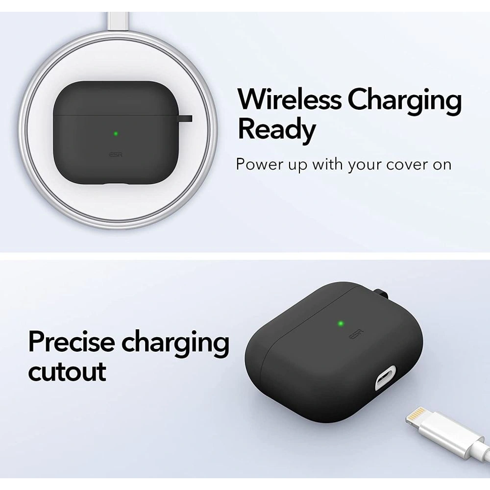 Hurtownia GSM - Etui ESR Bounce Apple AirPods 3 2021 Black - ESR407BLK - {ean13} - Hurt