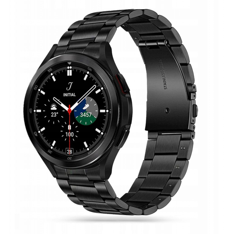 Hurtownia Tech-Protect - 9589046917301 - THP691BLK - Bransoleta Tech-Protect Stainless Samsung Galaxy Watch 4 40/42/44/46mm Black - B2B homescreen