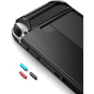 Hurtownia GSM - Etui Tech-Protect TPUCarbon Nintendo Switch Oled Black - THP695BLK - {ean13} - Hurt