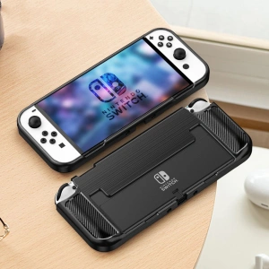 Wholesale Tech-Protect TPUCarbon Nintendo Switch Oled Black - THP695BLK - {ean13} - Hurt
