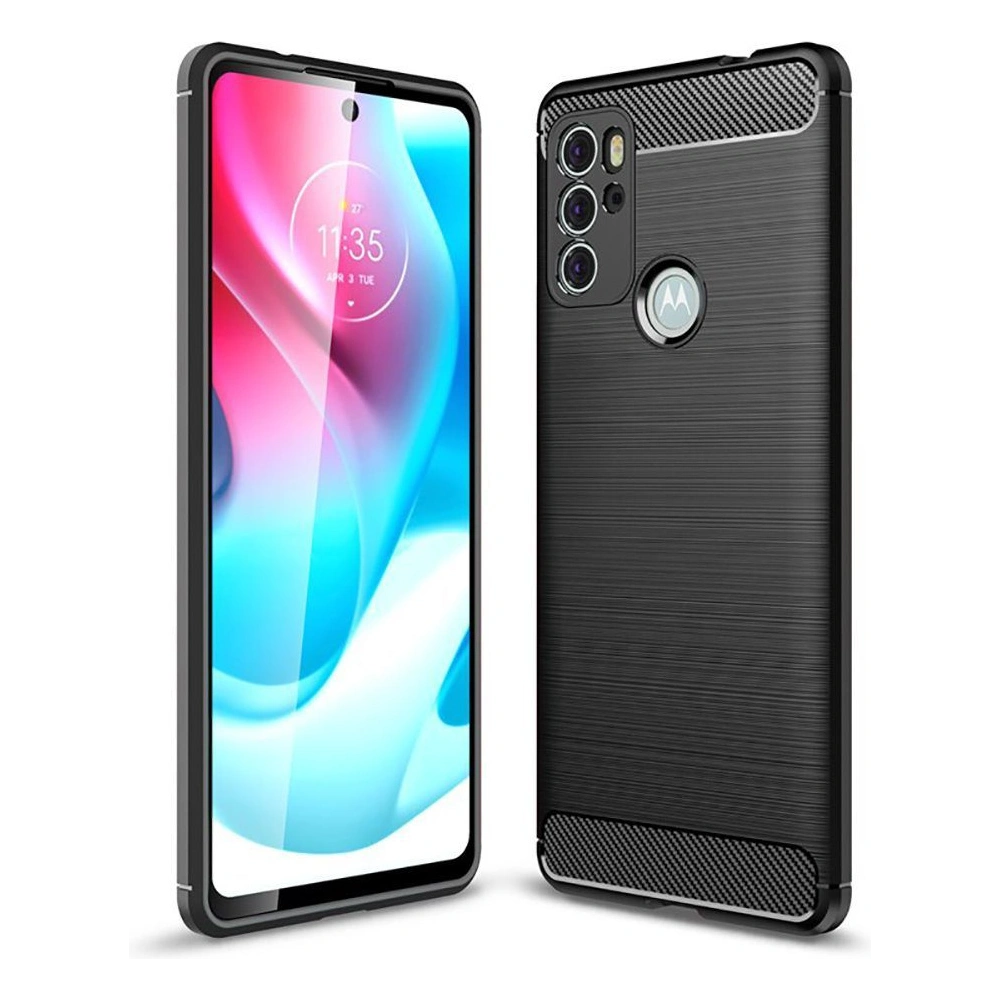Hurtownia GSM - Etui Tech-Protect TPUCarbon Motorola Moto G60s Black - THP696BLK - {ean13} - Hurt