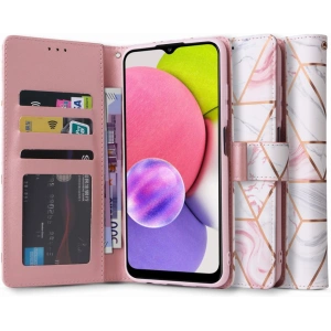 Hurtownia GSM - Etui Tech-Protect Wallet Samsung Galaxy A03s Marble - THP697MRB - {ean13} - Hurt