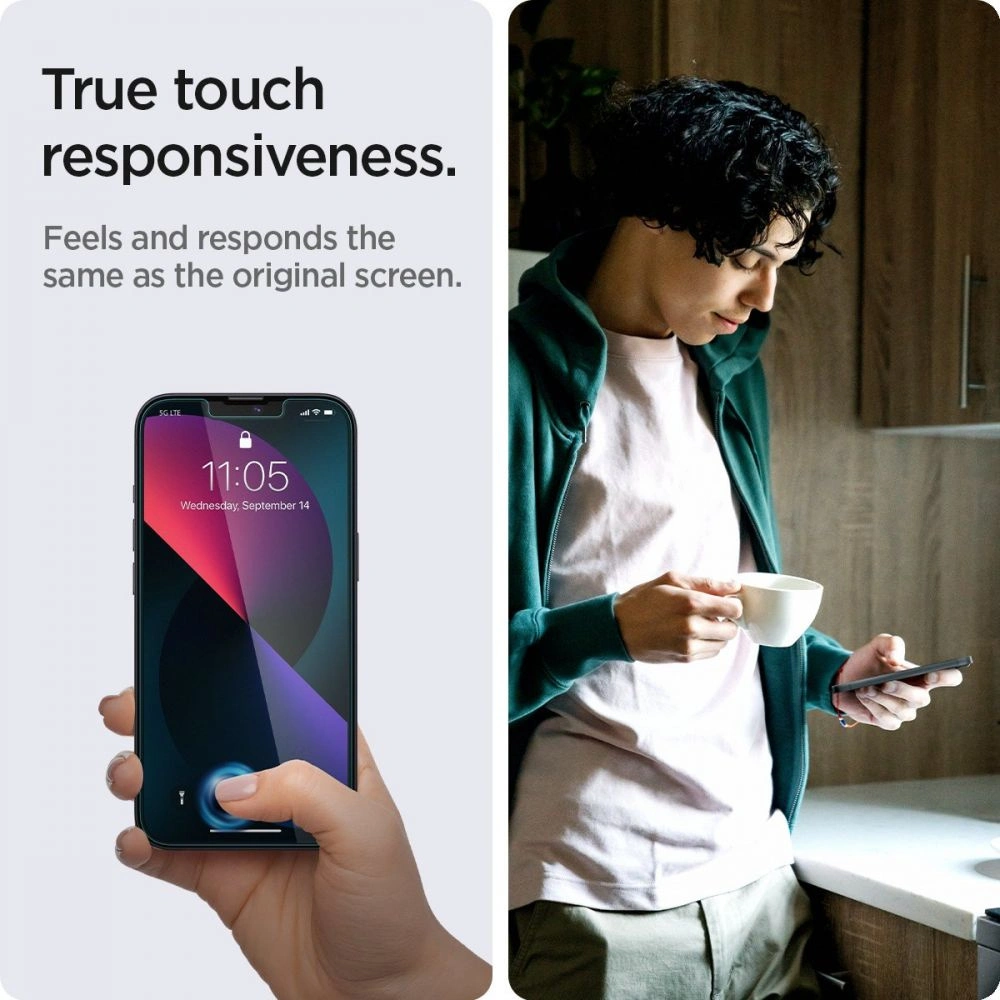 Hurtownia GSM - Szkło hartowane Spigen GLAS.tR ez Fit Apple iPhone 13 Pro Max Privacy [2 PACK] - SPN1936 - {ean13} - Hurt
