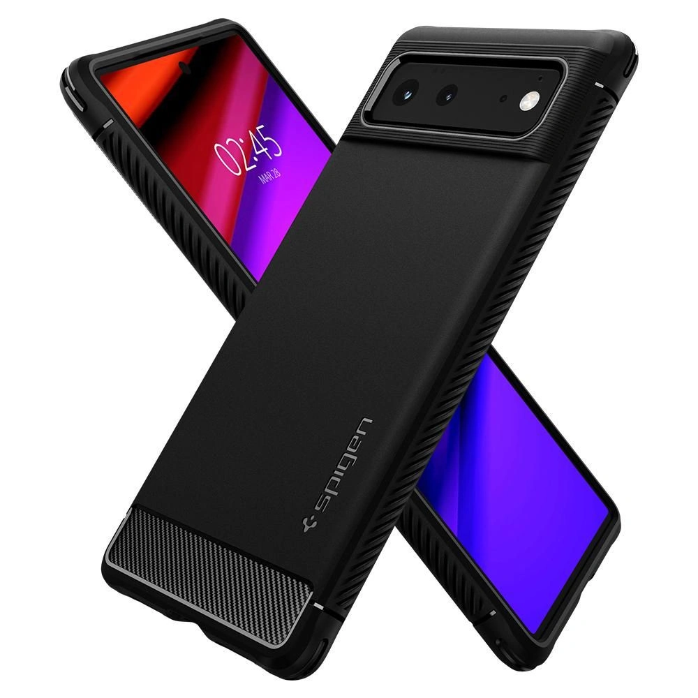 Hurtownia GSM - Etui Spigen Rugged Armor Google Pixel 6 Matná černá - SPN1938BLK - {ean13} - Hurt
