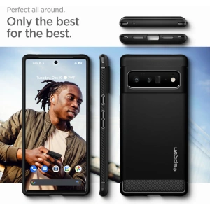 Wholesale Case Spigen Rugged Armor Google Pixel 6 Pro Matte Black - SPN1939BLK - {ean13} - Hurt