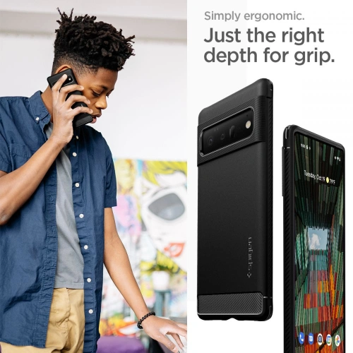 Etui Spigen Rugged Armor Google Pixel 6 Pro Matte Black