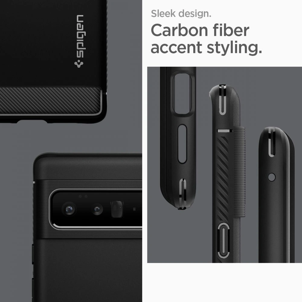 Hurtownia GSM - Etui Spigen Rugged Armor Google Pixel 6 Pro Matná černá - SPN1939BLK - {ean13} - Hurt