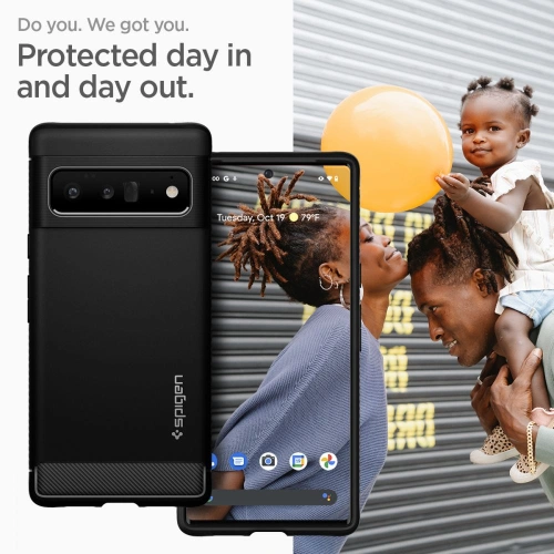 Etui Spigen Rugged Armor Google Pixel 6 Pro Matte Black