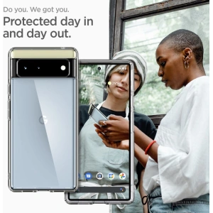 Wholesale Case Spigen Ultra Hybrid Google Pixel 6 Crystal Clear - SPN1940CLR - {ean13} - Hurt