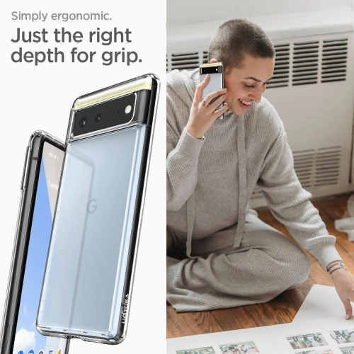 Etui Spigen Ultra Hybrid Google Pixel 6 Crystal Clear