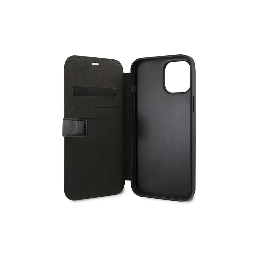 Hurtownia GSM - Etui BMW BMBKP13MPUCARTCBK Apple iPhone 13 czarny/black bookcase M Collection PU Carbon Stripe - BMW226BLK - {ean13} - Hurt