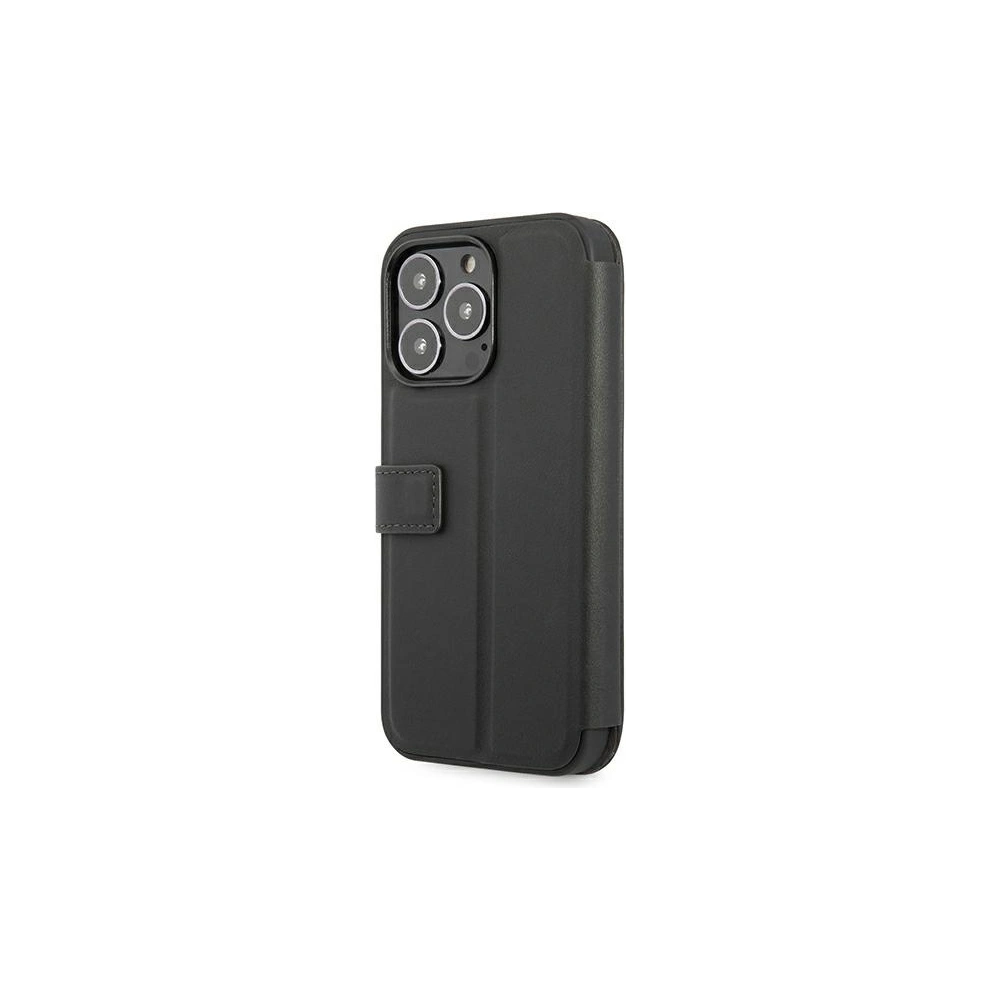 Wholesale BMW BMBKP13XPUCARTCBK Apple iPhone 13 Pro Max black bookcase M Collection PU Carbon Stripe - BMW228BLK - {ean13} - Hurt