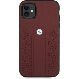 Hurtownia GSM - Etui BMW BMHCN61RSPPR Apple iPhone 11 czerwony/red hardcase Leather Curve Perforate - BMW229RED - {ean13} - Hurt