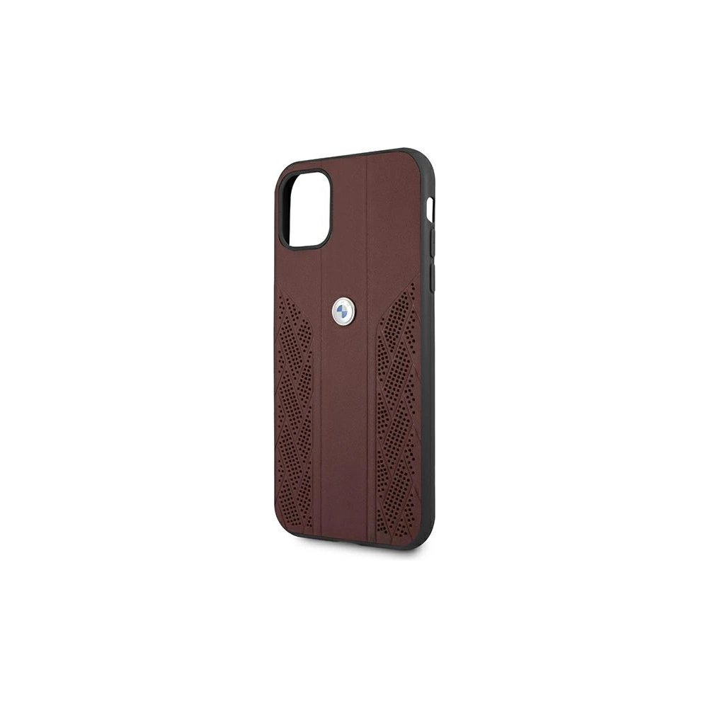 Hurtownia GSM - Etui BMW BMHCN61RSPPR Apple iPhone 11 czerwony/red hardcase Leather Curve Perforate - BMW229RED - {ean13} - Hurt