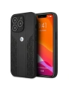 Hurtownia GSM - Etui BMW BMHCP13LRSPPK Apple iPhone 13 Pro černý/black hardcase Leather Curve Perforate - BMW230BLK - {ean13} - Hurt