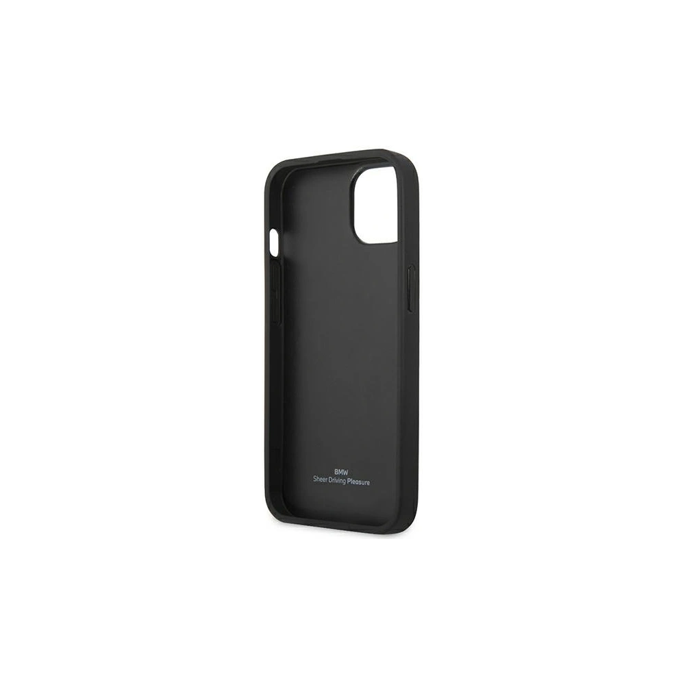 Hurtownia GSM - Etui BMW BMHCP13MRSPPK Apple iPhone 13 czarny/black hardcase Leather Curve Perforate - BMW232BLK - {ean13} - Hurt