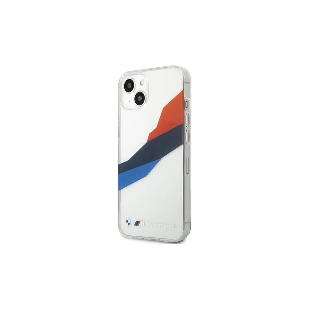 Hurtownia GSM - Etui BMW BMHCP13MSKTGT Apple iPhone 13 transparent hardcase Motorsport Tricolor - BMW233CL - {ean13} - Hurt