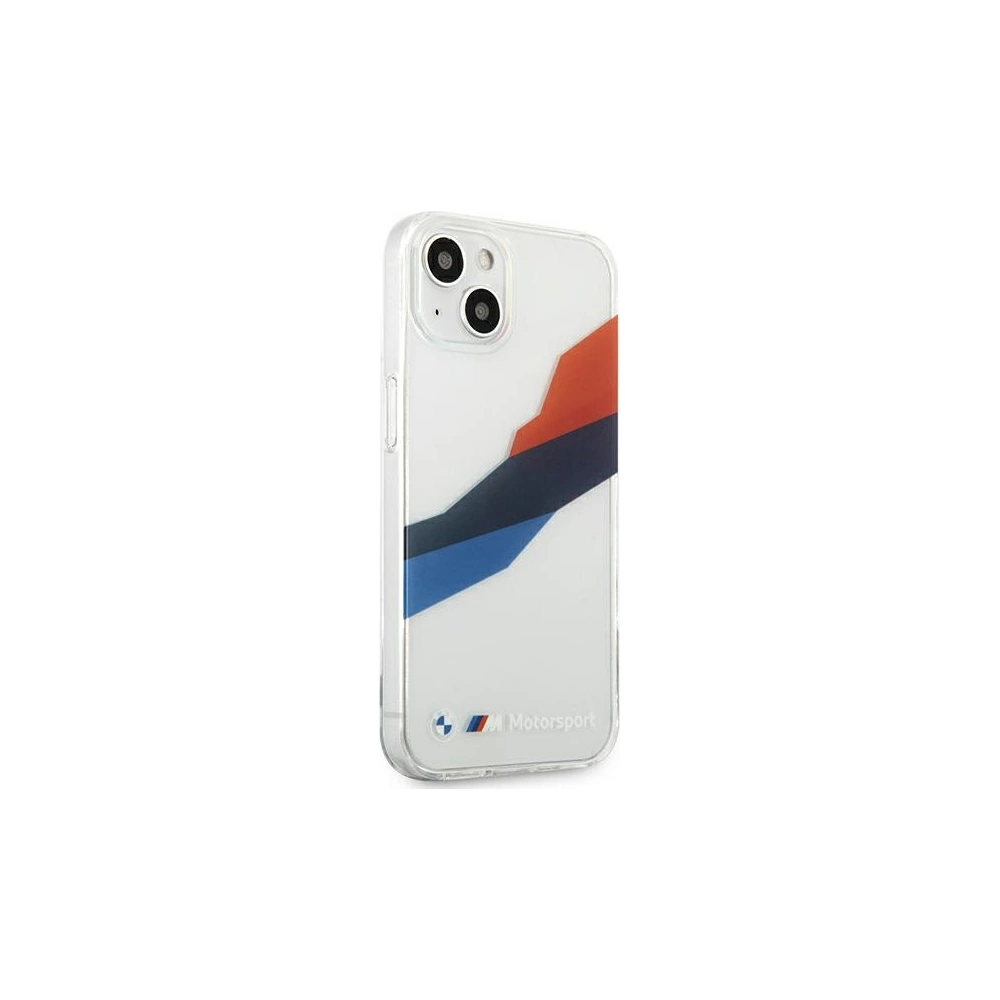 Hurtownia GSM - Etui BMW BMHCP13MSKTGT Apple iPhone 13 transparent hardcase Motorsport Tricolor - BMW233CL - {ean13} - Hurt