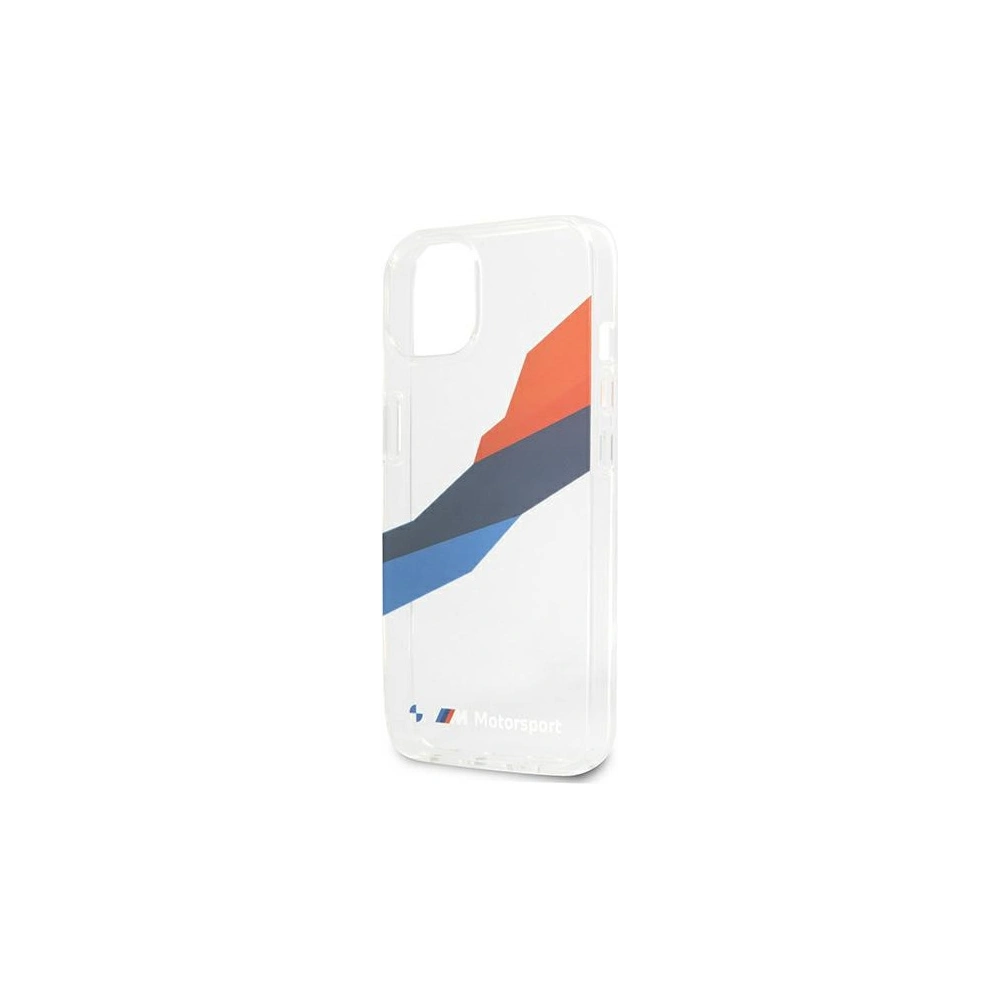 Hurtownia GSM - Etui BMW BMHCP13MSKTGT Apple iPhone 13 průhledný tvrdý kryt Motorsport Tricolor - BMW233CL - {ean13} - Hurt