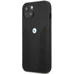 Hurtownia GSM - Case BMW BMHCP13SRSPPK Apple iPhone 13 mini schwarz/hardcase Leather Curve Perforate - BMW234BLK - {ean13} - Hurt