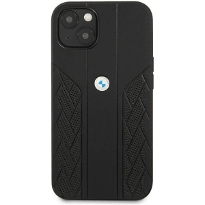 Hurtownia GSM - Case BMW BMHCP13SRSPPK Apple iPhone 13 mini schwarz/hardcase Leather Curve Perforate - BMW234BLK - {ean13} - Hurt