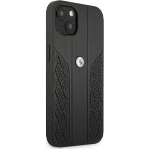 Hurtownia GSM - Case BMW BMHCP13SRSPPK Apple iPhone 13 mini schwarz/hardcase Leather Curve Perforate - BMW234BLK - {ean13} - Hurt