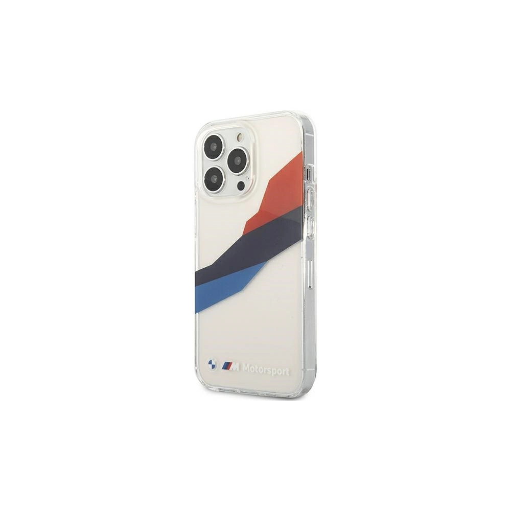 Hurtownia GSM - Etui BMW BMHCP13XSKTGT Apple iPhone 13 Pro Max transparent hardcase Motorsport Tricolor - BMW237CL - {ean13} - Hurt