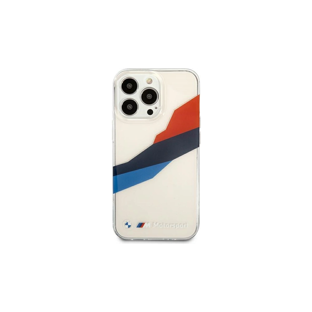 Hurtownia GSM - Etui BMW BMHCP13XSKTGT Apple iPhone 13 Pro Max transparent hardcase Motorsport Tricolor - BMW237CL - {ean13} - Hurt