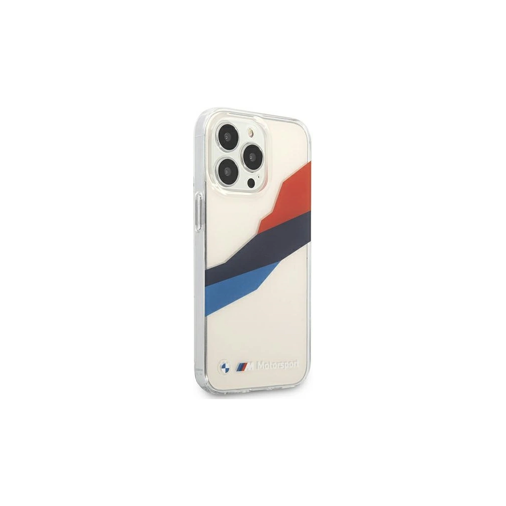 Hurtownia GSM - Etui BMW BMHCP13XSKTGT Apple iPhone 13 Pro Max transparent hardcase Motorsport Tricolor - BMW237CL - {ean13} - Hurt