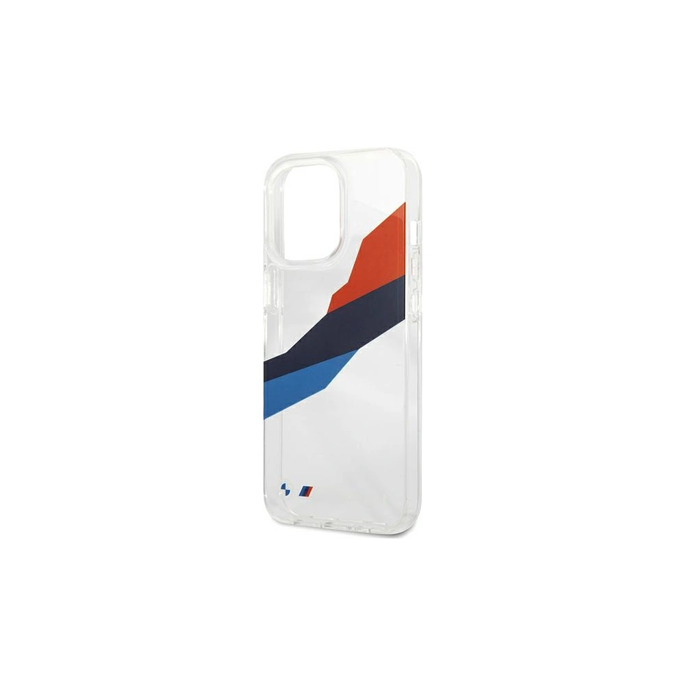 Hurtownia GSM - Etui BMW BMHCP13XSKTGT Apple iPhone 13 Pro Max transparentní tvrdý kryt Motorsport Tricolor - BMW237CL - {ean13} - Hurt