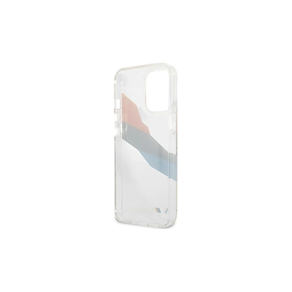 Hurtownia GSM - Etui BMW BMHCP13XSKTGT Apple iPhone 13 Pro Max transparentní tvrdý kryt Motorsport Tricolor - BMW237CL - {ean13} - Hurt
