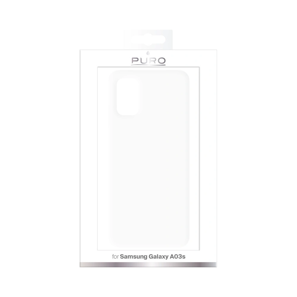 Hurtownia GSM - Etui PURO 0.3 Nude Samsung Galaxy A03s (průhledný) - PUR504CL - {ean13} - Hurt