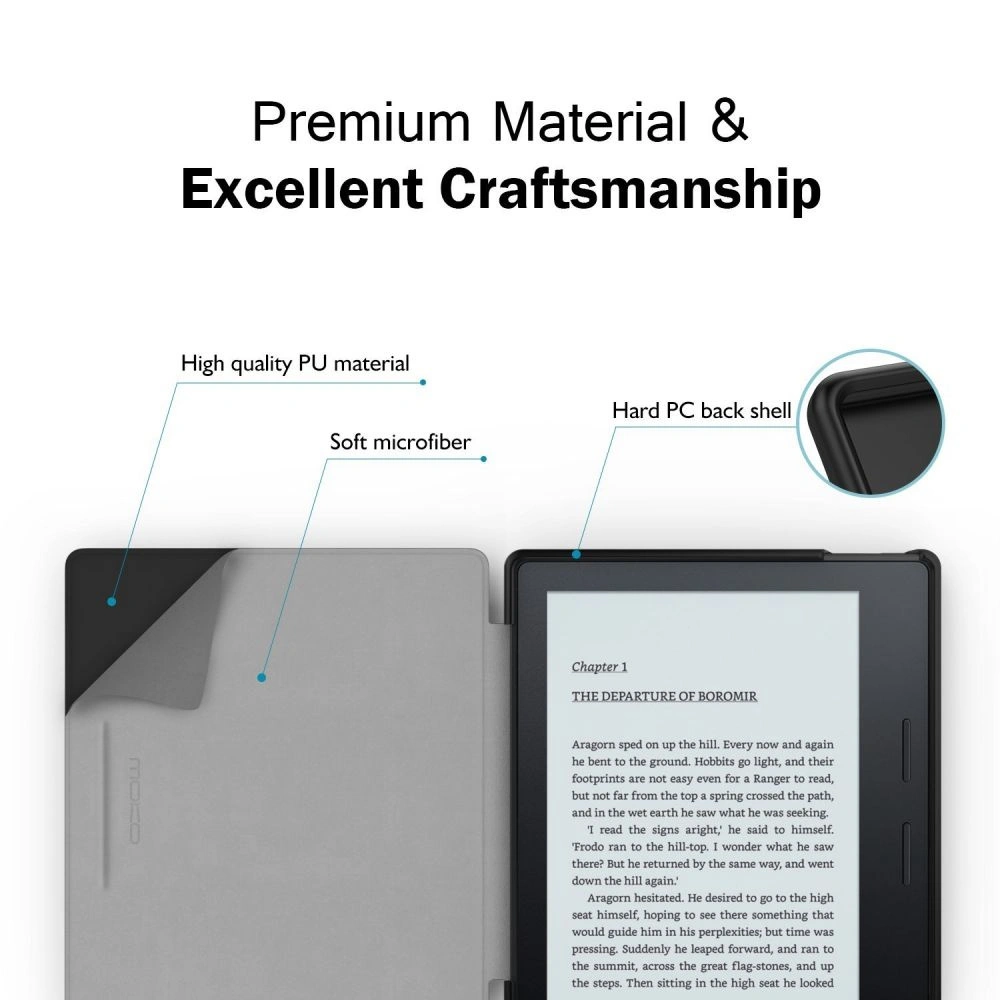 Hurtownia GSM - Etui Tech-Protect Smartcase Kindle Oasis 2/3 Černé - THP702BLK - {ean13} - Hurt