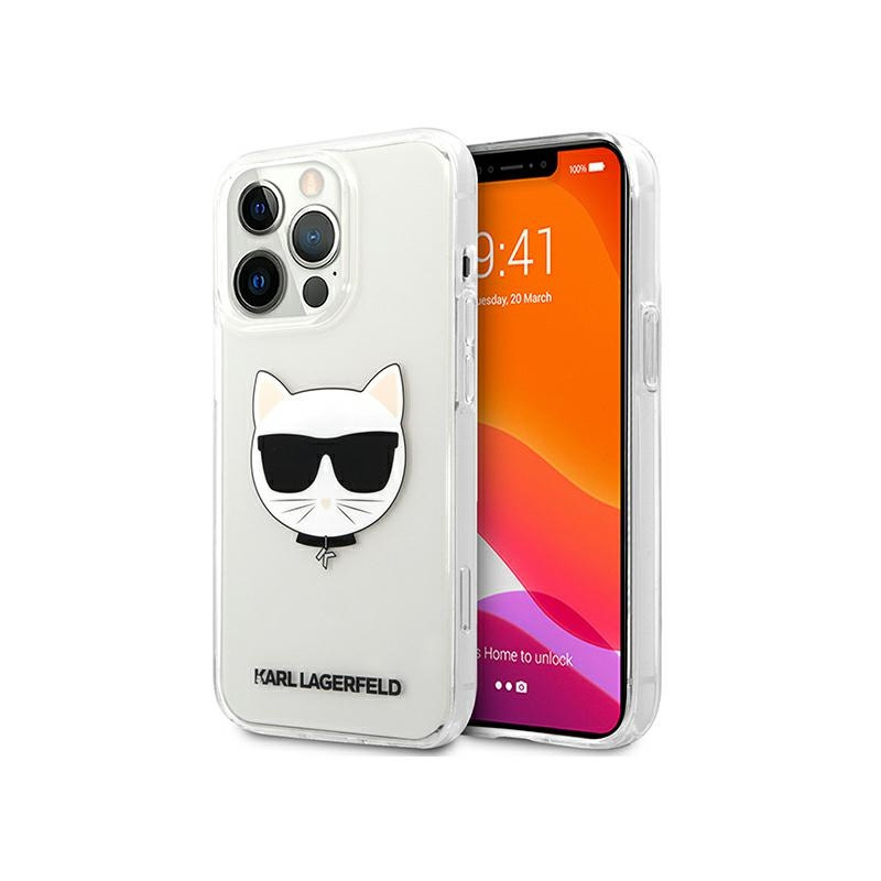 Hurtownia Karl Lagerfeld - 3666339027957 - KLD702CL - Etui Karl Lagerfeld KLHCP13LCTR Apple iPhone 13 Pro hardcase transparent Choupette Head - B2B homescreen