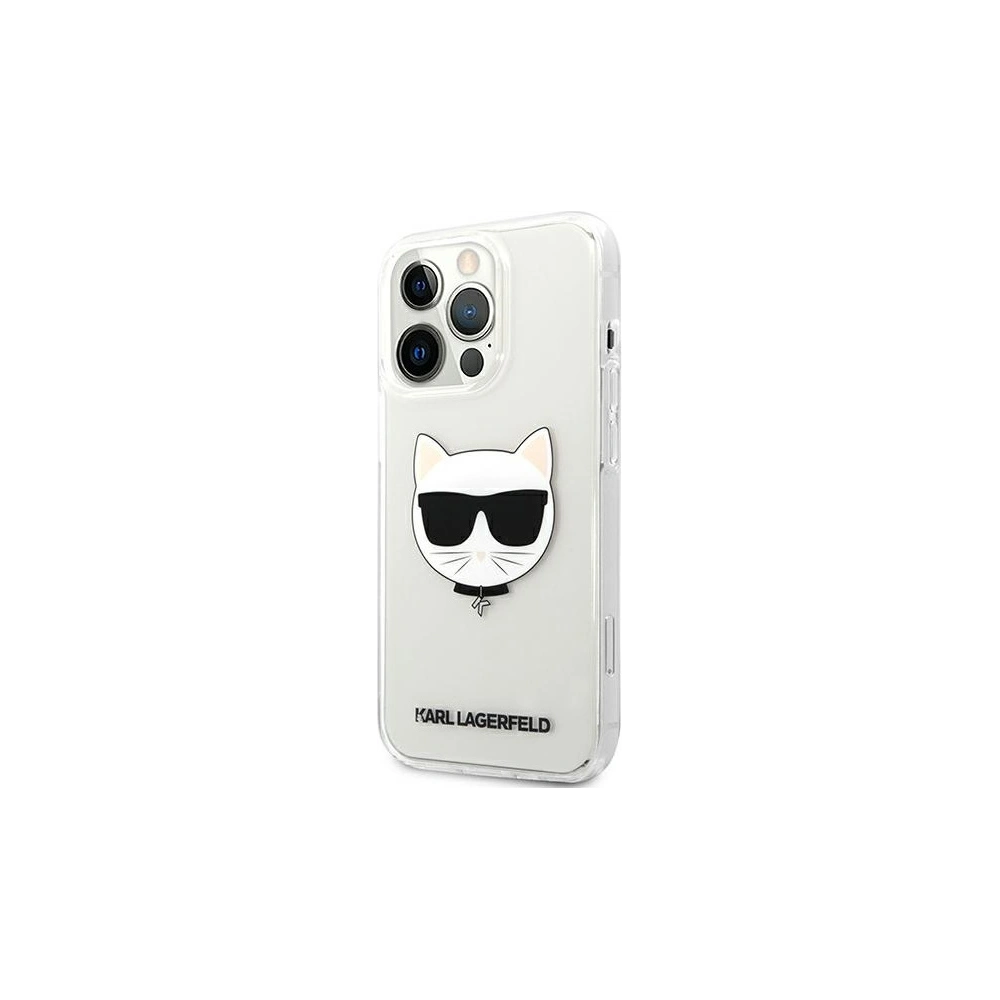 Wholesale Karl Lagerfeld KLHCP13LCTR Apple iPhone 13 Pro hardcase transparent Choupette Head - KLD702CL - {ean13} - Hurt