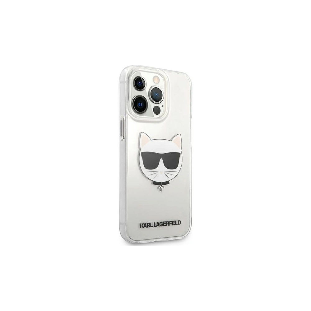 Hurtownia GSM - Etui Karl Lagerfeld KLHCP13LCTR Apple iPhone 13 Pro hardcase transparent Choupette Head - KLD702CL - {ean13} - Hurt