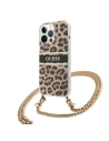 Hurtownia GSM - Etui Guess GUHCP13LKBCLE Apple iPhone 13 Pro Leopard hardcase Gold Strap - GUE1355 - {ean13} - Hurt