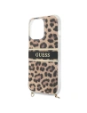 Hurtownia GSM - Etui Guess GUHCP13LKBCLE Apple iPhone 13 Pro Leopard hardcase Gold Strap - GUE1355 - {ean13} - Hurt