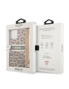 Wholesale Guess GUHCP13LKBCLE Apple iPhone 13 Pro Leopard hardcase Gold Strap - GUE1355 - {ean13} - Hurt