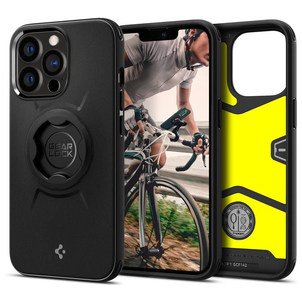 Hurtownia GSM - Etui Spigen Gearlock GCF142 Držák na kolo pro Apple iPhone 13 Pro černé - SPN1943BLK - {ean13} - Hurt