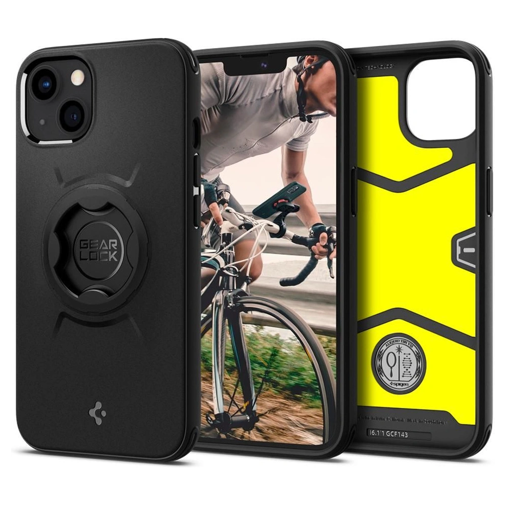 Hurtownia GSM - Case Spigen Gearlock GCF143 Fahrradhalterung Hülle Apple iPhone 13 Schwarz - SPN1944BLK - {ean13} - Hurt