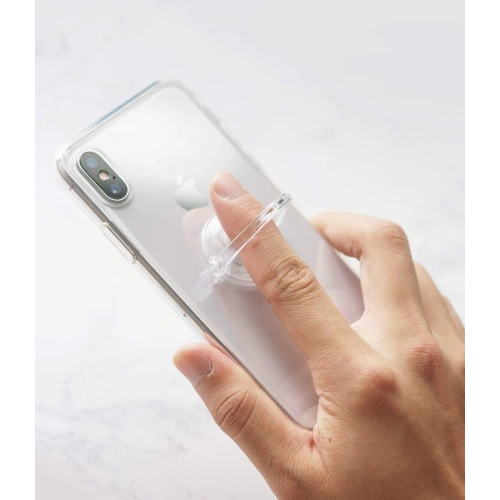 2 uchwyty Ringke Prism Ring Clear + Smoke Black