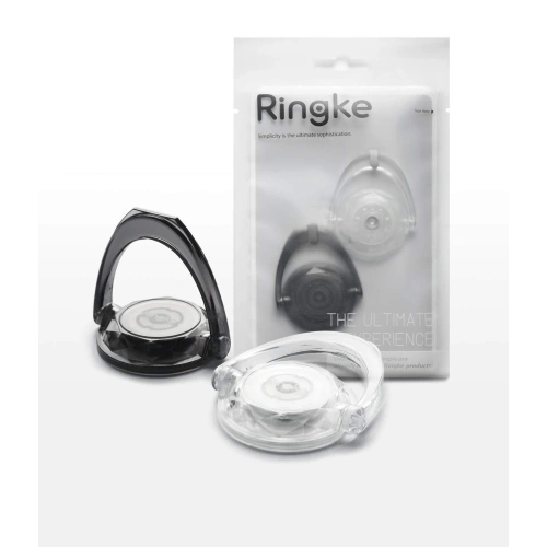 2 uchwyty Ringke Prism Ring Clear + Smoke Black