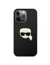 Hurtownia GSM - Etui Karl Lagerfeld KLHCP13LPKMK Apple iPhone 13 Pro černý/black hardcase Kůže Ikonik Karlova hlava Metal - KLD711BLK - {ean13} - Hurt