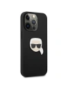 Hurtownia GSM - Etui Karl Lagerfeld KLHCP13LPKMK Apple iPhone 13 Pro černý/black hardcase Kůže Ikonik Karlova hlava Metal - KLD711BLK - {ean13} - Hurt